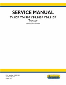 NH-51523354 New Holland T4.80F, T4.90F, T4.100F, T4.110F tractor pdf service manual