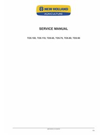 Manual de servicio en pdf del tractor New Holland TD5.65, TD5.75, TD5.80, TD5.90, TD5.100, TD5.110 - New Holand Agricultura m...