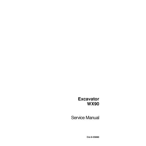 CASE-935990 Manual de serviço da escavadeira Case WX90