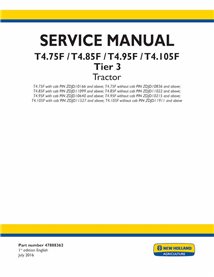 NH-47888362 New Holland T4.75F, T4.85F, T4.95F, T4.105F Tier 3 tractor pdf service manual