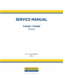 NH-47888340 Manual de serviço em pdf do trator New Holland T4030F, T4040F