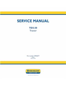 NH-47840677 Manual de servicio pdf del tractor New Holland TD3.50