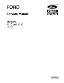 Manuel de réparation pdf scanné pour tracteur New Holland Ford 1110, 1210 - New Holland Agriculture manuels - NH-42111020-EN