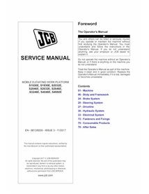 S1530E, S1930E, S2032E, S2046E, S2632E, S2646E, S3246E, S4046E, S4550E Work Platform pdf service manual  - JCB manuals - JCB-...