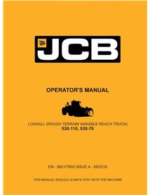 JCB 530-110, 530-70 loadall manual do operador em pdf