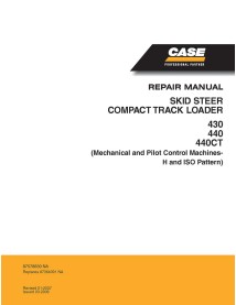 Manual de servicio del cargador deslizante Case 430, 440, 440CT - Caso manuales - CASE-87578830