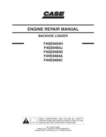 Case F4GE9454H - Manuel d'entretien du moteur F4HE9484C - Cas manuels - CASE-87630273