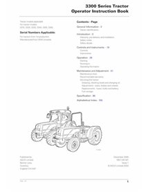 Manuel d'utilisation pdf du tracteur Massey Ferguson 3315, 3325, 3330, 3340, 3350, 3355 - Massey-Ferguson manuels - MF-185724...