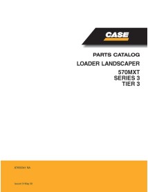 Catálogo de peças do carregador Case 570MXT - Caso manuais - CASE-87659341