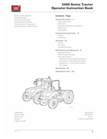 Massey Ferguson 3425, 3435, 3445, 3455 manual del operador del tractor pdf - Massey Ferguson manuales - MF-1857482M1-OM-EN