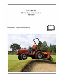 Manuel de l'opérateur pdf du tracteur compact Massey Ferguson 1531 IT - Massey-Ferguson manuels - MF-1857708M1-OM-IT