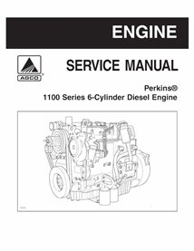 Motor diésel Perkins serie 1100 de 6 cilindros manual de servicio en pdf - Perkins manuales - AGCO-1449585M1-SM-EN