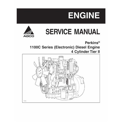AGCO-1449582M2-SM Perkins 1100C Series (Electronic) Diesel 4 cylinder Tier 2 engine pdf service manual