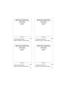 Case 40XT skid steer loader pdf service manual  - Case manuals - CASE-6-45070R0-SM-EN