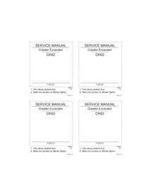 CASE-7-55721-SM Manual de servicio pdf de la excavadora Case CK62
