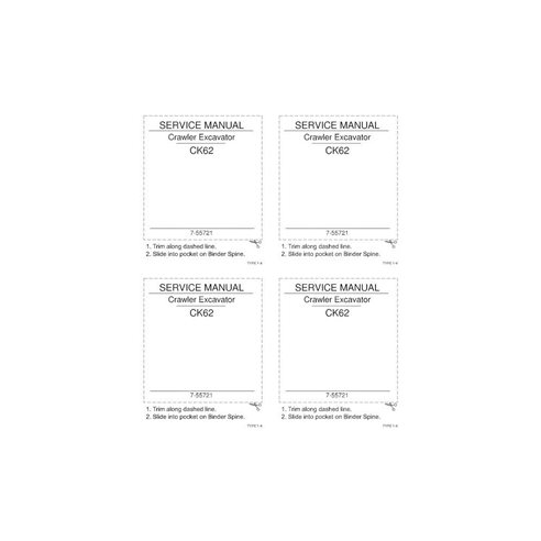 CASE-7-55721-SM Case CK62 excavator pdf service manual