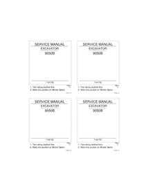 Manuel d'entretien pdf de l'excavatrice Case 9050B - Case manuels - CASE-7-64192-SM-EN