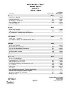 Case 60XT, 70XT skid loader service manual - Case manuals - CASE-6-45730