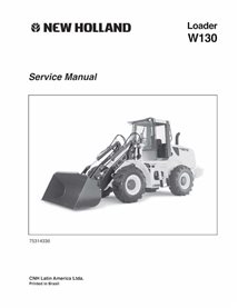 Manual de serviço em pdf da carregadeira de rodas New Holland W130 PT - New Holland Construção manuais - NH-75314336-SM-PT