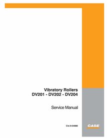 Manual de serviço em pdf do rolo vibratório Case DV201, DV202, DV204 - Case manuais - CASE-9-54980-SM-EN