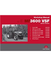 Manuel de réparation pdf pour tracteur Massey Ferguson 3615, 3625, 3630, 3635, 3640, 3645, 3650, 3660 VSF - Massey-Ferguson m...