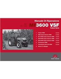 Massey Ferguson 3615, 3625, 3630, 3635, 3640, 3645, 3650, 3660 trator VSF manual de reparo em pdf TI - Massey Ferguson manuai...