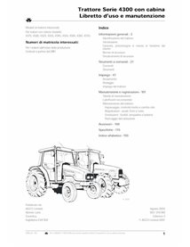 Manuel de l'opérateur pour tracteur Massey Ferguson 4315, 4320, 4325, 4335, 4345, 4355, 4360, 4365, 4370 pdf - Massey-Ferguso...