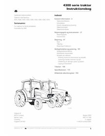 Manuel de l'opérateur pour tracteur Massey Ferguson 4315, 4320, 4325, 4335, 4345, 4355, 4360, 4365, 4370 pdf NL - Massey-Ferg...