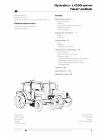 Manuel de l'opérateur pdf pour tracteur Massey Ferguson 4315, 4320, 4325, 4335, 4345, 4355, 4360, 4365, 4370 SV - Massey-Ferg...