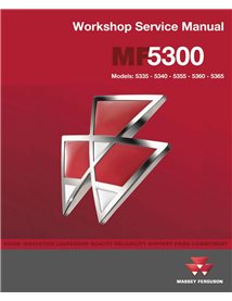 Manuel d'entretien d'atelier pdf pour tracteur Massey Ferguson 5335, 5340, 5355, 5360, 5365 - Massey-Ferguson manuels - MF-53...