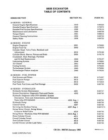 Case 980B excavator pdf service manual  - Case manuals - CASE-9-66739-SM-EN