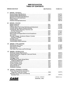 CASE-9-67075-SM Manuel d'entretien pdf de l'excavatrice Case 880R