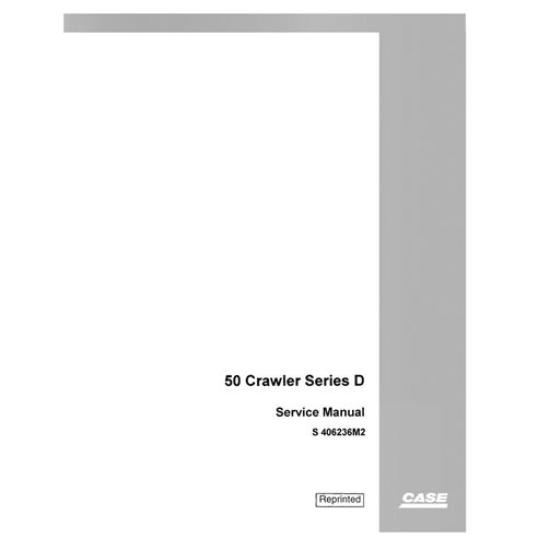 Manual de servicio pdf de la excavadora Case 50D - Case manuales - CASE-S406236M2-SM-EN