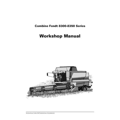 Manual de servicio de la cosechadora Fendt 8300, 8350 - Fendt manuales - FENDT-63002095M4