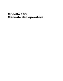 Empacadora Massey Ferguson 186 pdf manual del operador IT - Massey Ferguson manuales - MF-700723546A-OM-IT