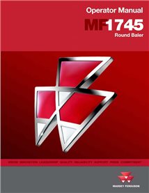 Manual del operador de la empacadora Massey Ferguson 1745 en pdf - Massey Ferguson manuales - MF-700733248C-OM-EN