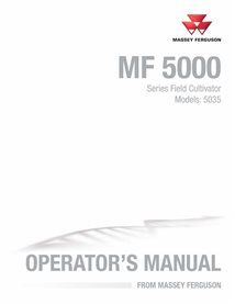 Manual del operador del cultivador Massey Ferguson 5035 en pdf - Massey Ferguson manuales - MF-997779MFG-OM-EN