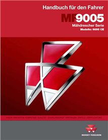 Massey Ferguson 9895 CE combine pdf operator's manual DE - Massey Ferguson manuals - MF-700735896F-OM-DE