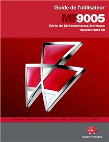 Manuel d'utilisation de la moissonneuse-batteuse Massey Ferguson 9895 CE pdf FR - Massey-Ferguson manuels - MF-700735892F-OM-FR