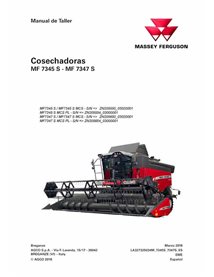 Massey Ferguson 7345S, 7347S combinam manual de serviço de oficina em pdf ES - Massey Ferguson manuais - MF-LA327325034M-WSM-ES