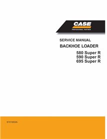 CASE-87570830A-SM Case 580SR, 590SR, 695SR backhoe loader pdf service manual