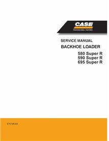 Case 580SR, 590SR, 695SR backhoe loader pdf service manual  - Case manuals - CASE-87570830A-SM-EN