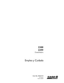 Case 2388, 2399 combine pdf operator's manual ES - Case IH manuals - CASE-7581919-OM-ES