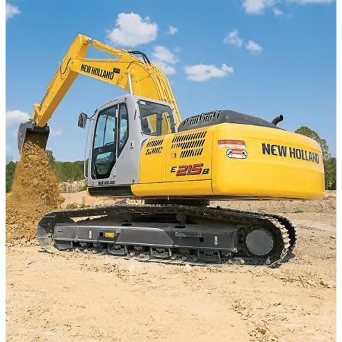 Manual de oficina da escavadeira New Holland E215B, E245B - New Holland Construction manuais