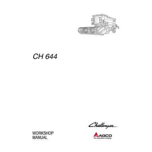 Manuel d'atelier moissonneuse-batteuse Challenger 644 - Challenger manuels - CHAL-LA327326010C