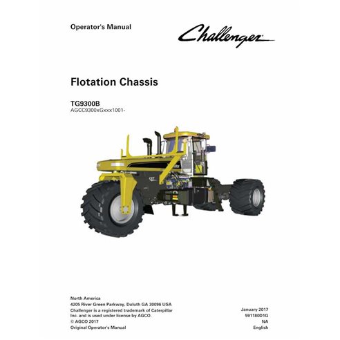 CHAL-591180D1G-OM Challenger TG9300B flotation Chassis pdf operator's manual