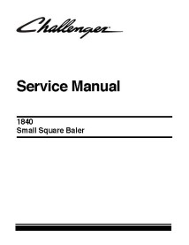 Manual de servicio de la empacadora Challenger 1840 - Challenger manuales - CHAL-79036208A