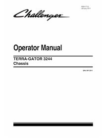 Challenger 3244 flotation Chassis pdf operator's manual  - Challenger manuals - CHAL-AG617715-OM-EN