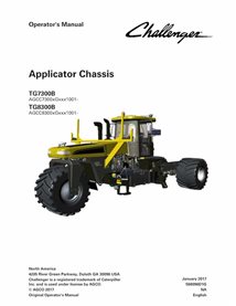 Challenger TG7300B, TG8300B Chasis de flotación pdf manual del operador - Challenger manuales - CHAL-568096D1G-OM-EN