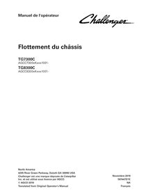 Manuel de l'opérateur pdf du châssis de flottaison Challenger TG7300C, TG8300C - Challenger manuels - CHAL-587447D1E-OM-FR